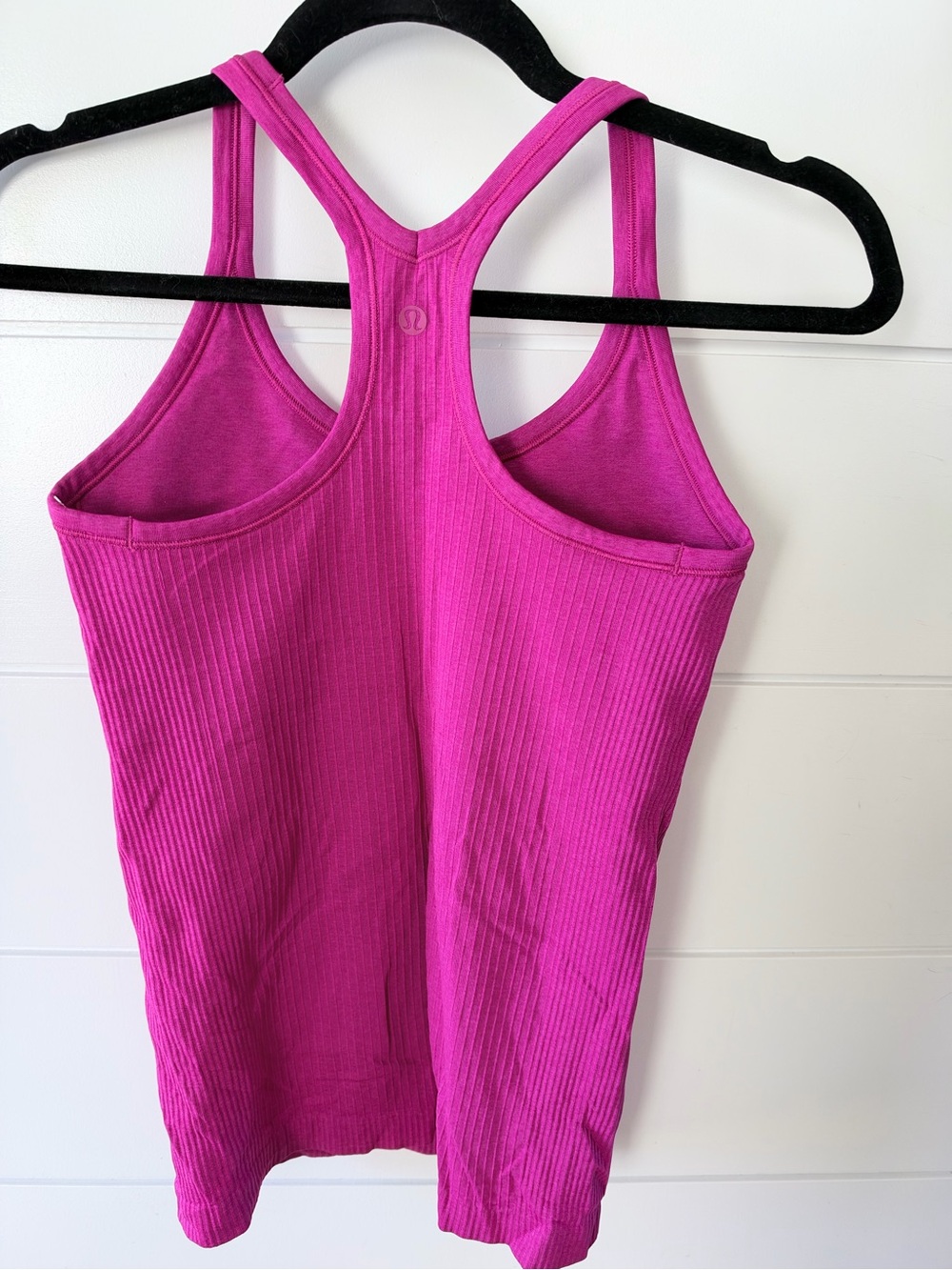 Lululemon Racerback Ribbed Tank Top - Magenta - Picture 2 of 2
